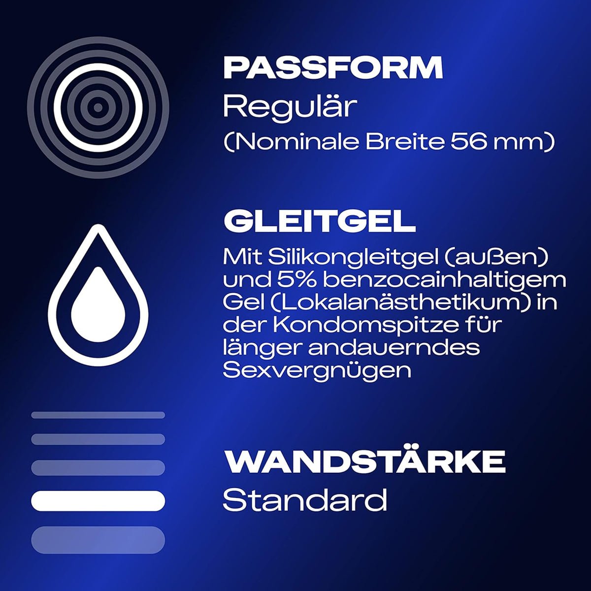 Durex Performa - Extra-Lubrifié & Effet Retardant - Condomz