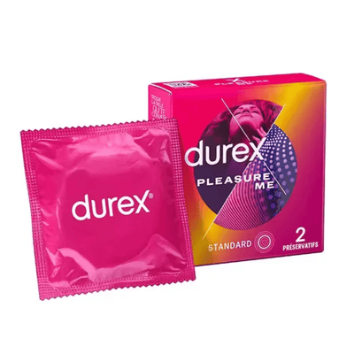 Durex Pleasure me - Extra-Résistant & Perlé - Condomz