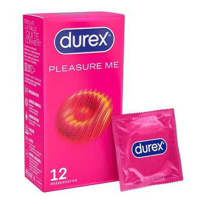 Durex Pleasure me - Extra-Résistant & Perlé - Condomz