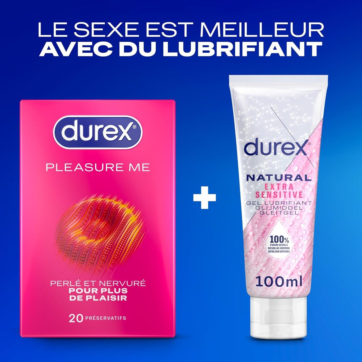 Durex Pleasure me - Extra-Résistant & Perlé - Condomz