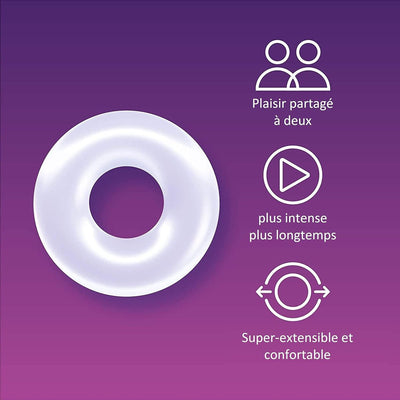 Durex Pleasure Ring - Effet Retardant & Latex - Condomz