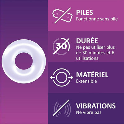 Durex Pleasure Ring - Effet Retardant & Latex - Condomz
