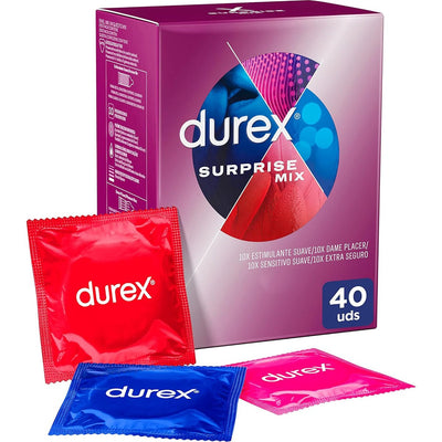 Durex Surprise Me - Nervuré & Perlé - Condomz