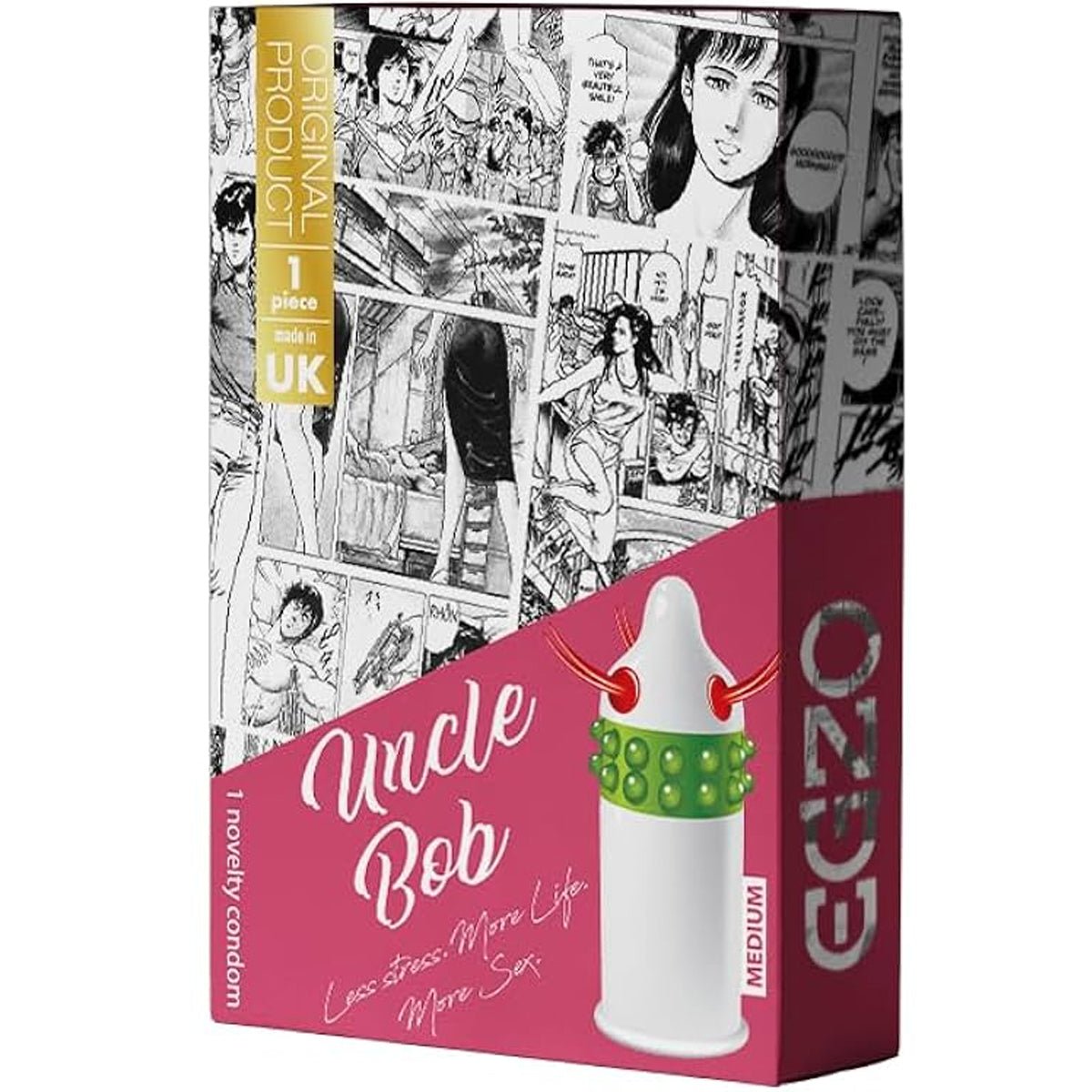 Egzo Uncle Bob - Texturé & Extra-Lubrifié - Condomz