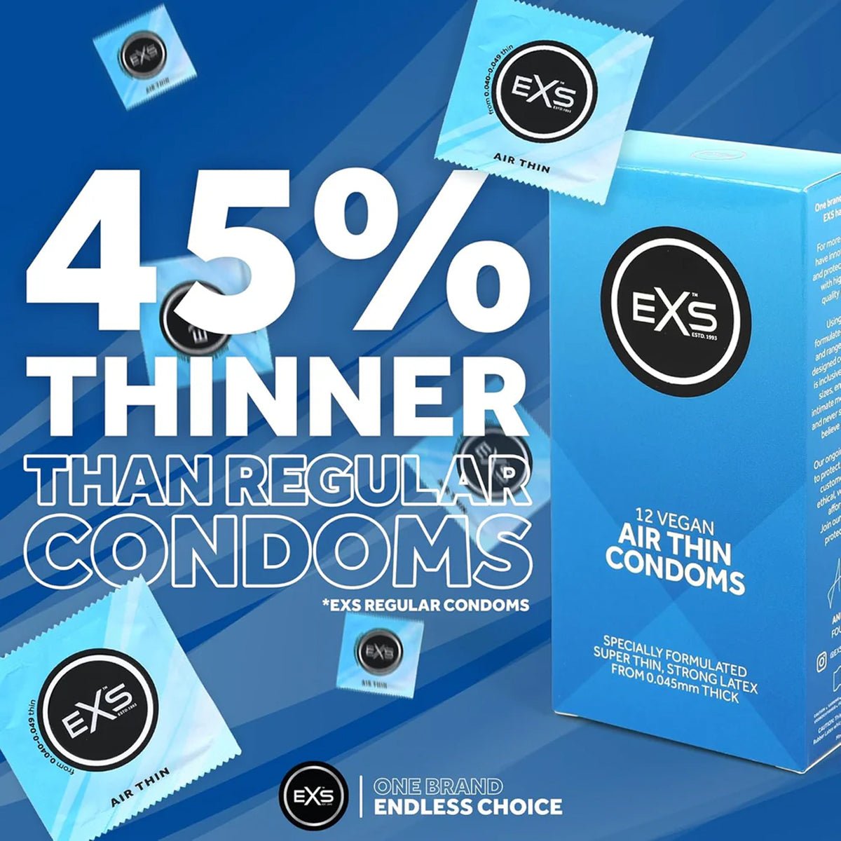 EXS Air Thin - Ultra-Fin & Anatomique - Condomz