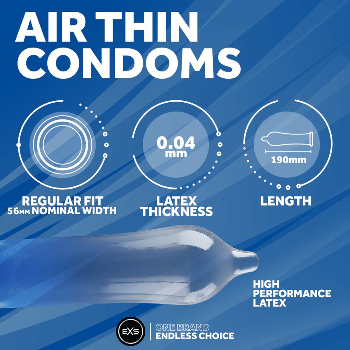 EXS Air Thin - Ultra-Fin & Anatomique - Condomz