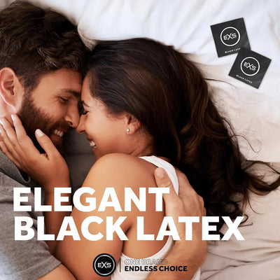 EXS Black Latex - Noir & 54 mm - Condomz