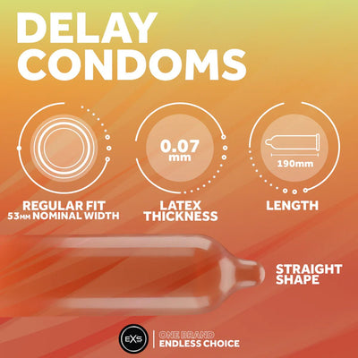EXS Delay - Effet Retardant & 53 mm - Condomz