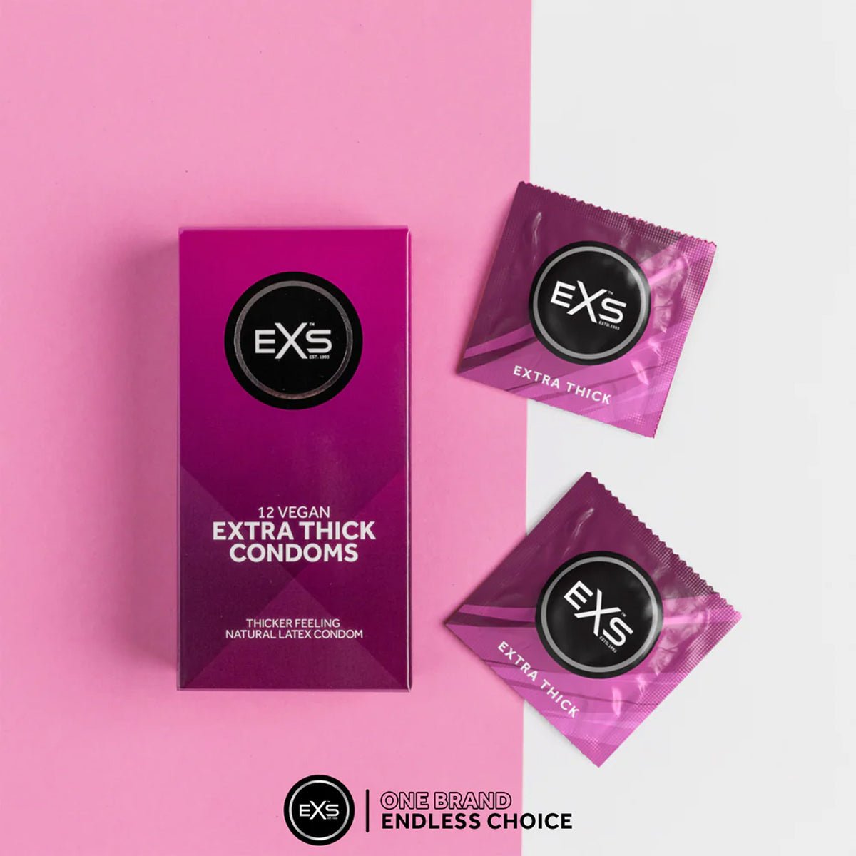 EXS Extra Safe - Extra-Résistant & 53 mm - Condomz