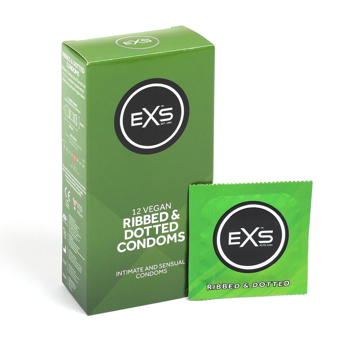 EXS Ribbed & Dotted - Nervuré - Condomz