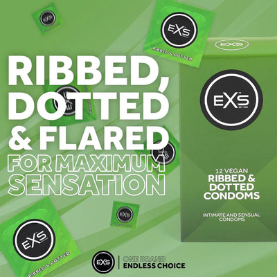 EXS Ribbed & Dotted - Nervuré - Condomz