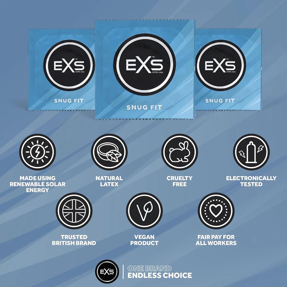 EXS Snug Fit - Taille Ajustée & Anatomique - Condomz