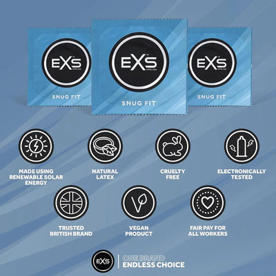 EXS Snug Fit - Taille Ajustée & Anatomique - Condomz