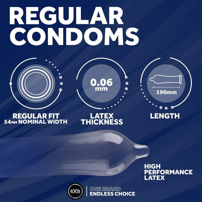 EXS Variety Pack 2 - 48 préservatifs - Condomz