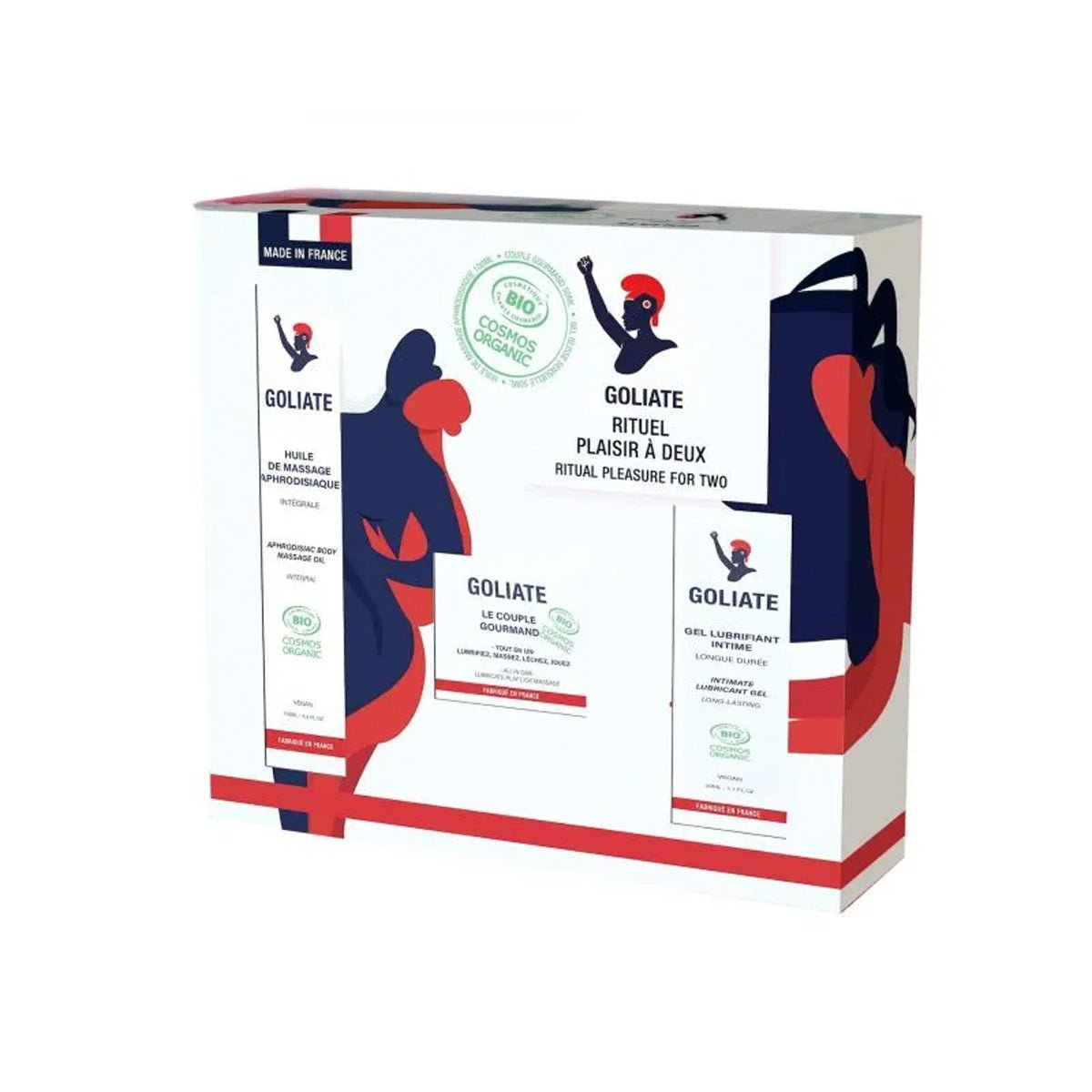 Goliate Coffret - Plaisir à deux - Effet Massant - Condomz