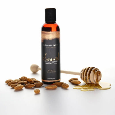Intimate Earth Aromatherapy Massage Oil - Effet Massant - Condomz
