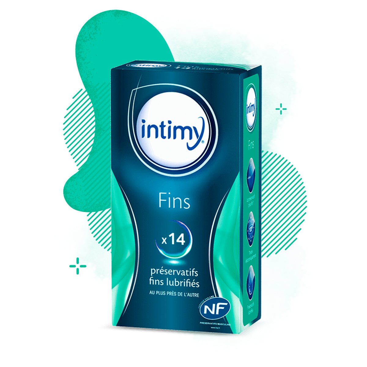 Intimy Fins - 53 mm & Latex - Condomz