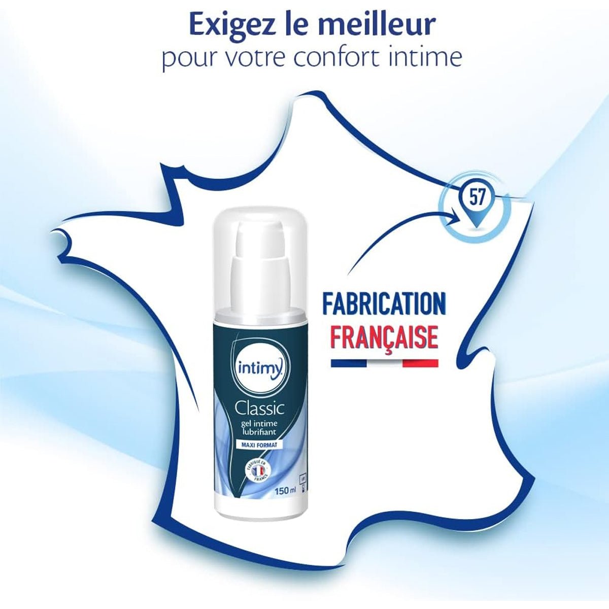Intimy Gel lubrifiant intime - Hydratant & À Base d'Eau - Condomz