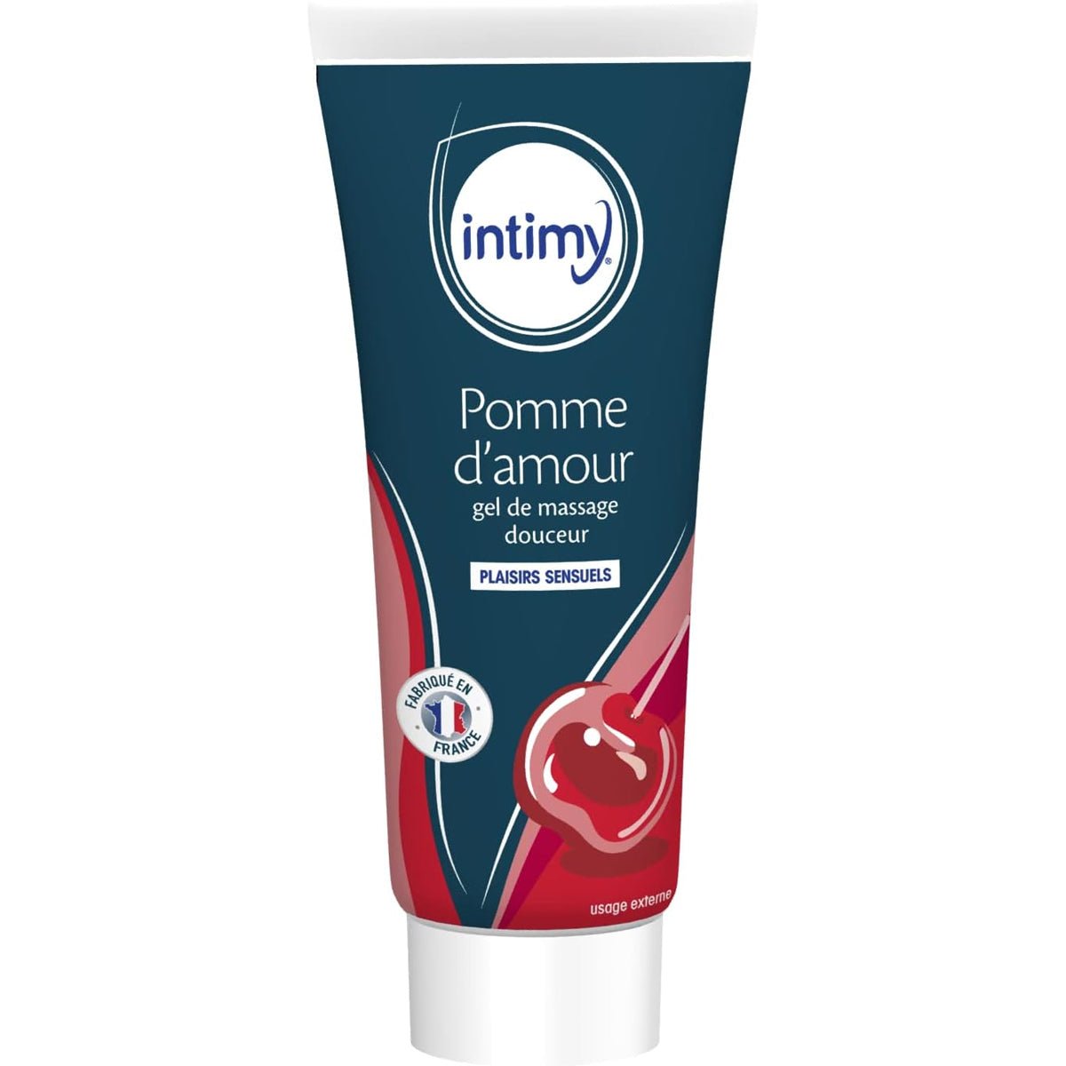 Intimy Pomme d'amour - Parfumé & Effet Massant - Condomz