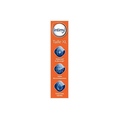 Intimy Taille XL - 56 mm & Latex - Condomz