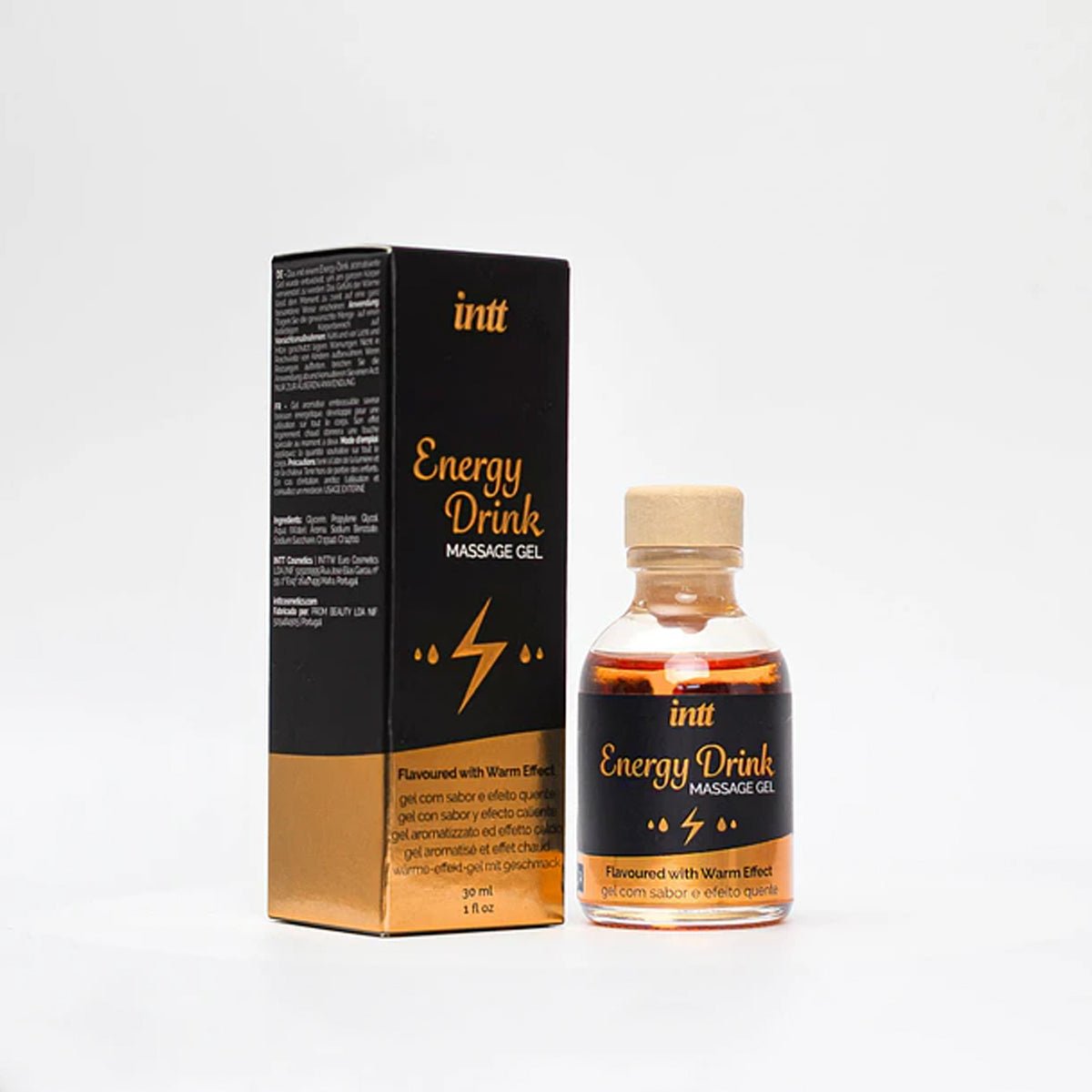 Intt Massage Gel - Parfumé & Effet Chauffant - Condomz