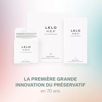 Lelo HEX - Ultra-Fin & Texturé - Condomz