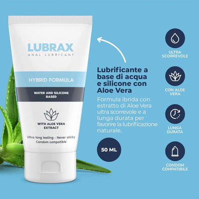LUBRAX Anal Lubrifiant - Longue Durée & Hybride - Condomz