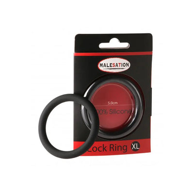Malesation Cock Ring - Effet Retardant & Noir - Condomz