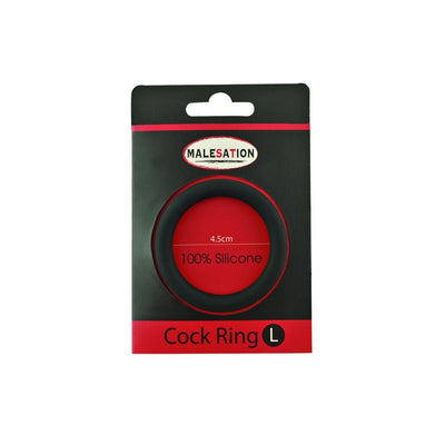 Malesation Cock Ring - Effet Retardant & Noir - Condomz