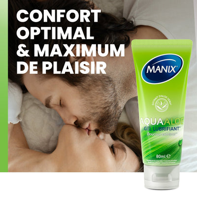 Manix Aqua Aloe - Apaisant & À Base d'Eau - Condomz
