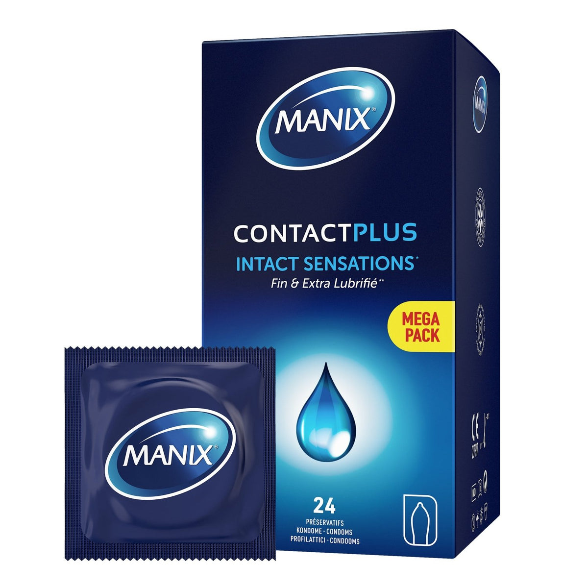 Manix Contact Plus - Ultra-Fin & Extra-Lubrifié - Condomz