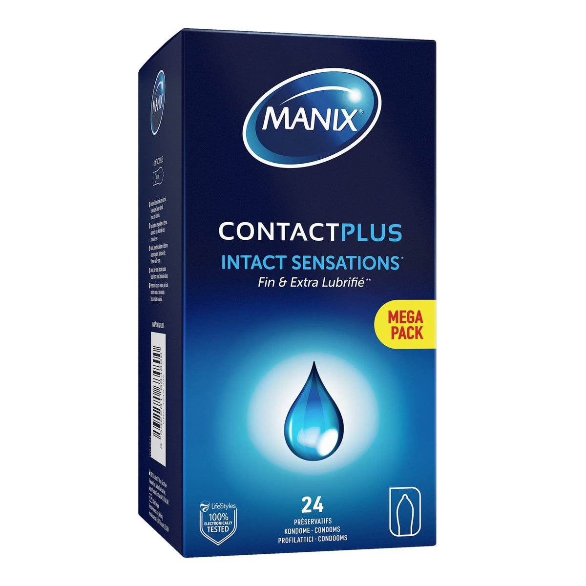 Manix Contact Plus - Ultra-Fin & Extra-Lubrifié - Condomz
