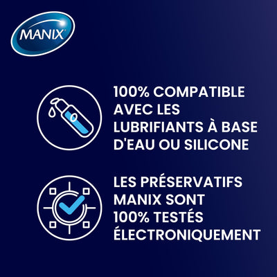 Manix Contact Plus - Ultra-Fin & Extra-Lubrifié - Condomz