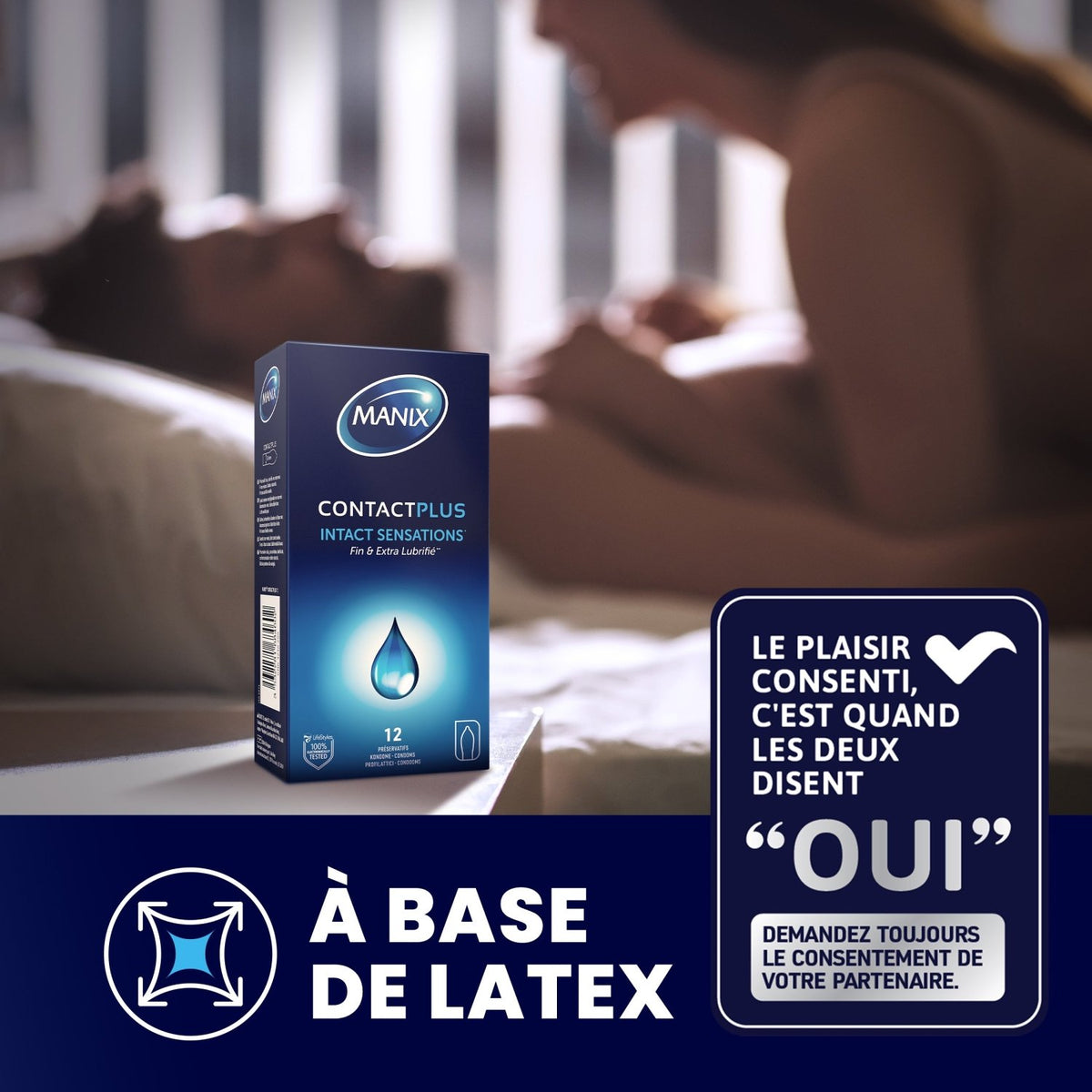 Manix Contact Plus - Ultra-Fin & Extra-Lubrifié - Condomz