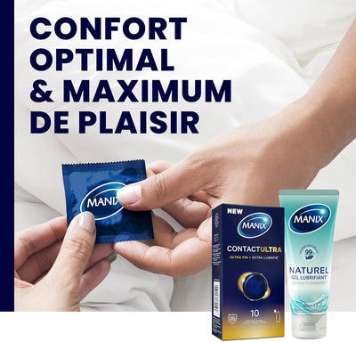 Manix Contact Ultra - Ultra-Fin & Extra-Lubrifié - Condomz