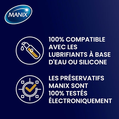 Manix Contact Ultra - Ultra-Fin & Extra-Lubrifié - Condomz