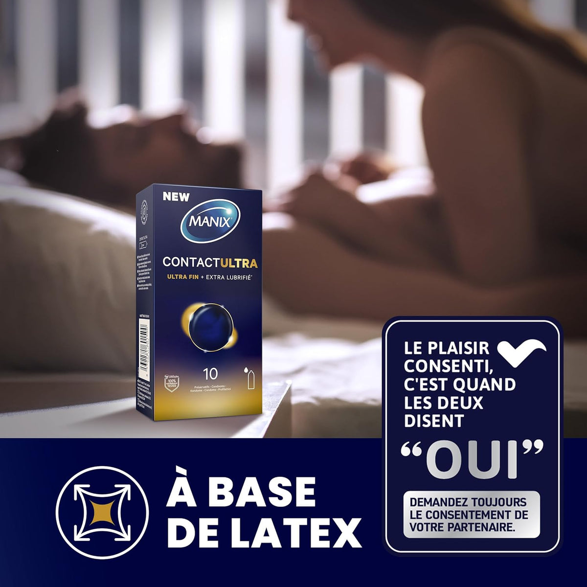 Manix Contact Ultra - Ultra-Fin & Extra-Lubrifié - Condomz