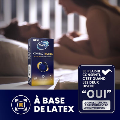 Manix Contact Ultra - Ultra-Fin & Extra-Lubrifié - Condomz