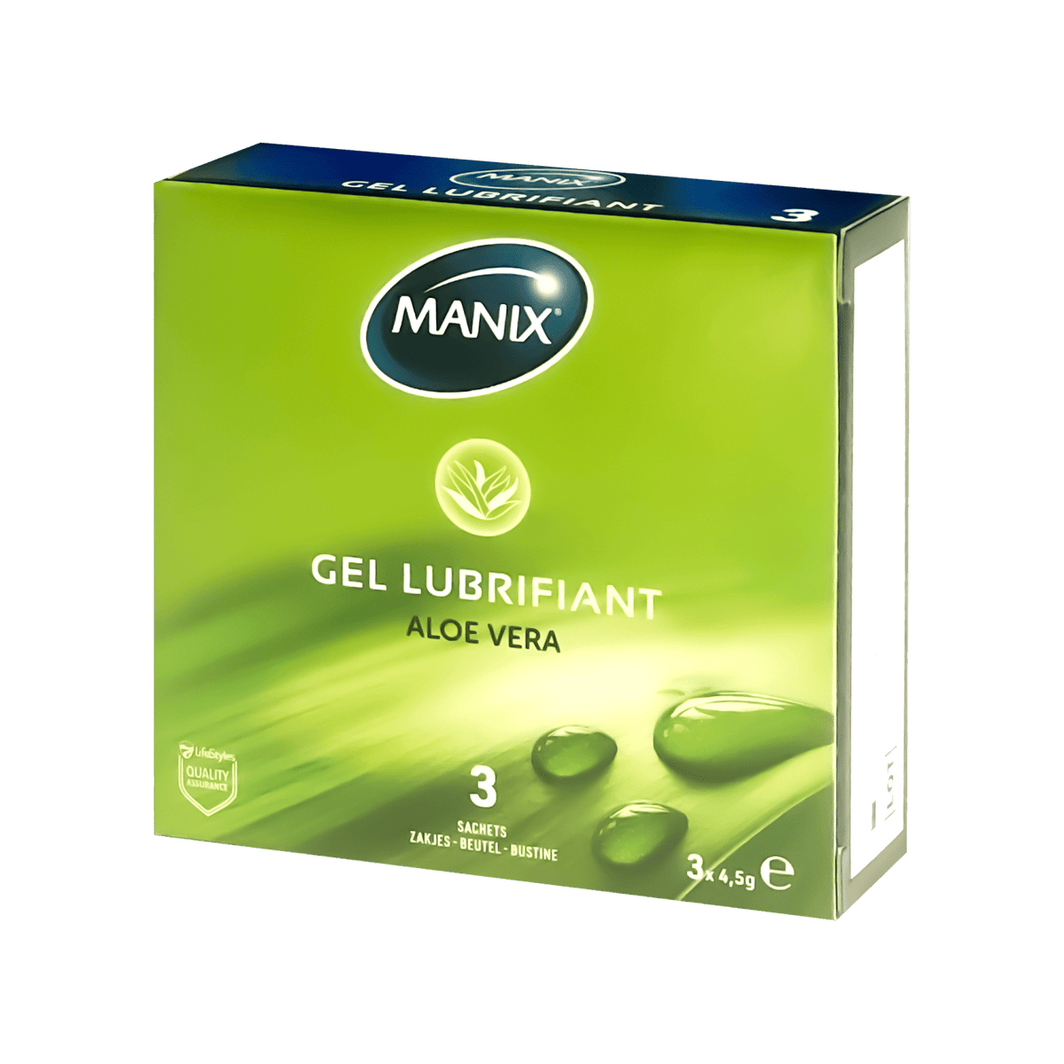Manix Gel - Apaisant & À Base d'Eau - Condomz