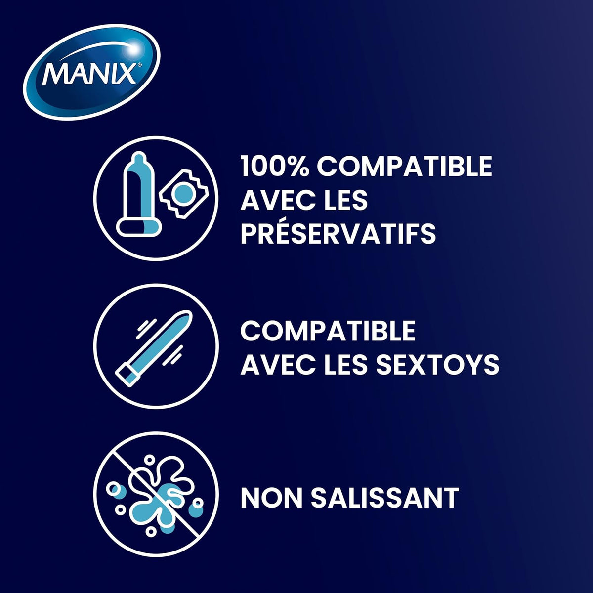 Manix Gel Natural - Hydratant & Équilibrant pH - Condomz