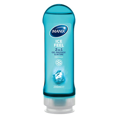 Manix Ice Feel - Gel Massage & Intime 2 en 1 - Condomz