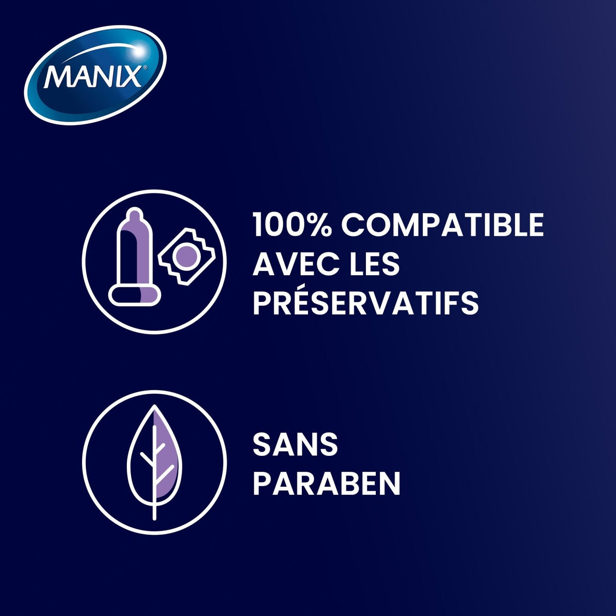 Manix Infiniti - Longue Durée & Non-Collant - Condomz