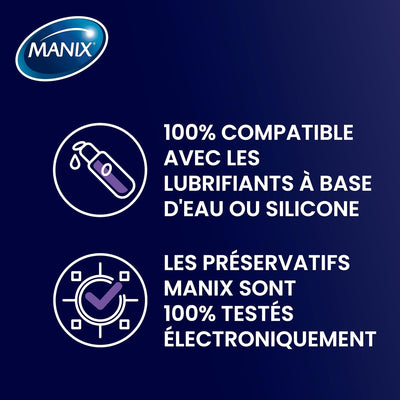 Manix King Size Ultra - Évasé & Parfumé - Condomz