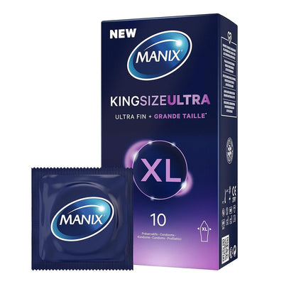 Manix King Size Ultra - Évasé & Parfumé - Condomz