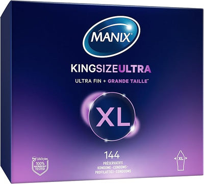 Manix King Size Ultra - Évasé & Parfumé - Condomz