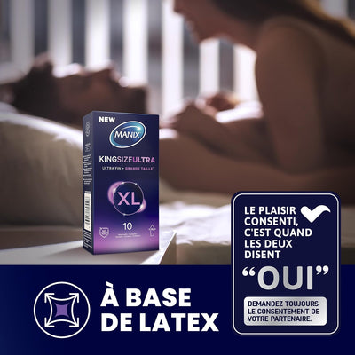 Manix King Size Ultra - Évasé & Parfumé - Condomz