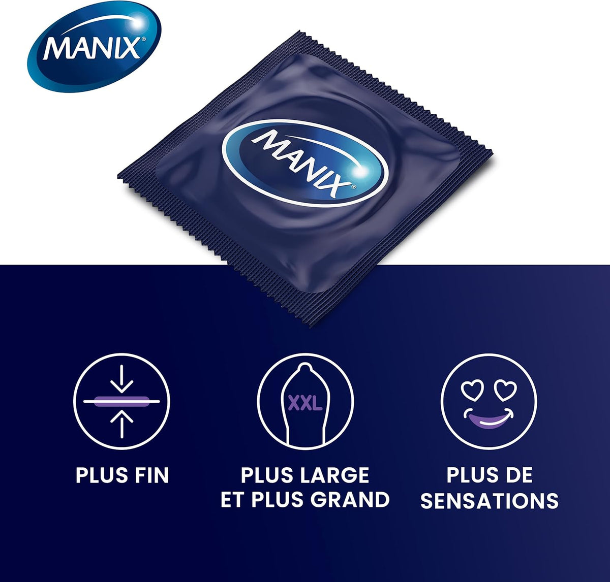 Manix King Size Ultra - Évasé & Parfumé - Condomz