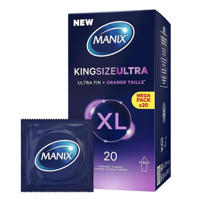 Manix King Size Ultra - Évasé & Parfumé - Condomz