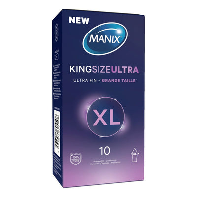 Manix King Size Ultra - Évasé & Parfumé - Condomz