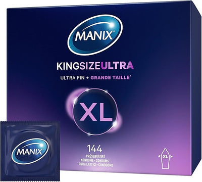 Manix King Size Ultra - Évasé & Parfumé - Condomz